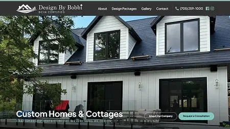 Design by Bobbi website thumbnail